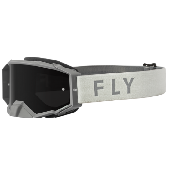 ZONE PRO GOGGLE GREY W/DARK SMOKE LENS
