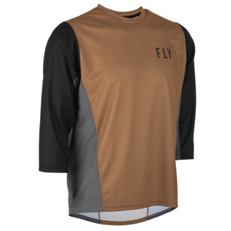 RIPA 3/4 SLEEVE JERSEY DARK KHAKI/BLACK