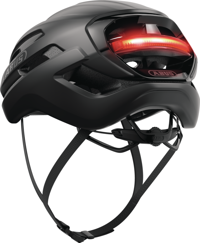 Casco bicicleta Abus Taipan LED Black