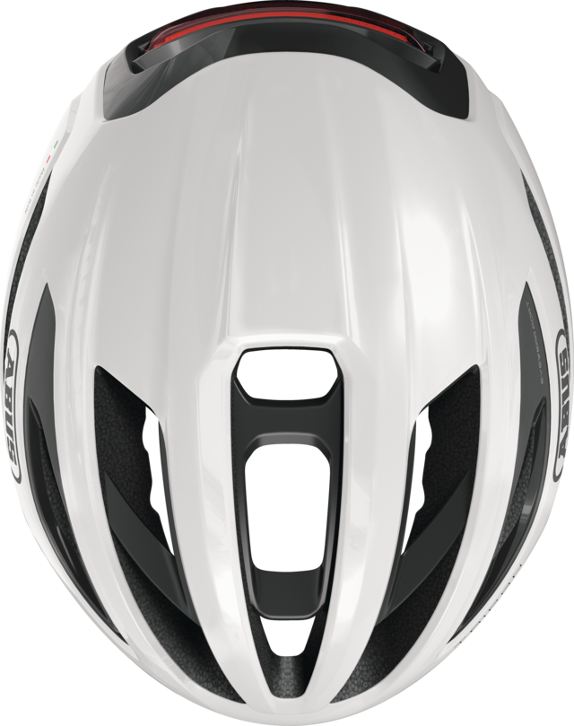 Casco bicicleta Abus Taipan LED White