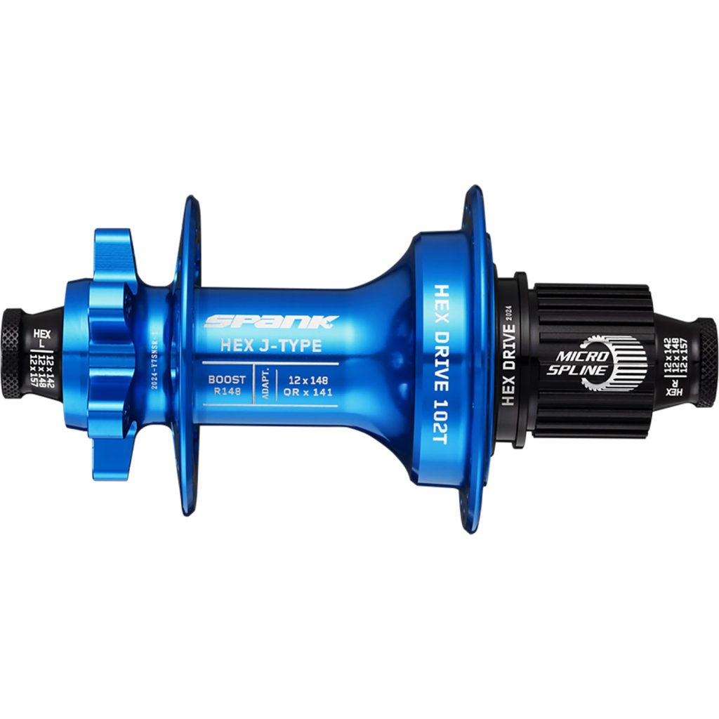 Maza Trasera Spank Hex J-Type Boost R148 Xd Hub Blue – Cross Mountain