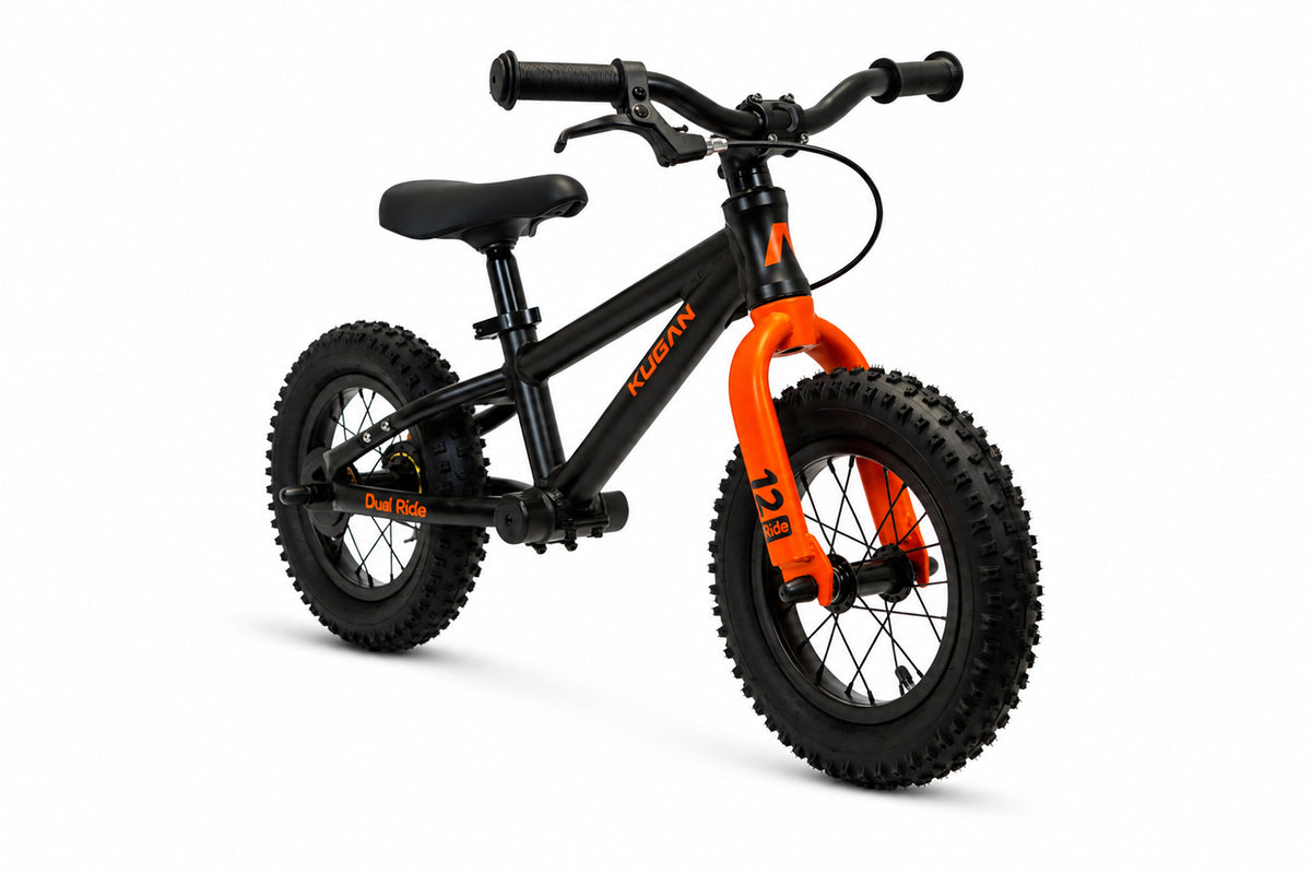 Bicicleta Niño 2 en 1 Dual Ride 12 - Black/Orange