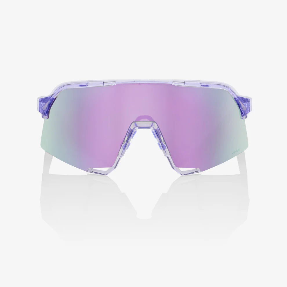 Lentes Ciclismo 100% S3 Polished Translucent Lavender - Hiper Lavender Mirror Lens