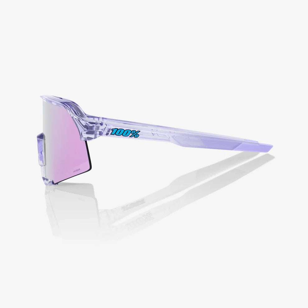 Lentes Ciclismo 100% S3 Polished Translucent Lavender - Hiper Lavender Mirror Lens