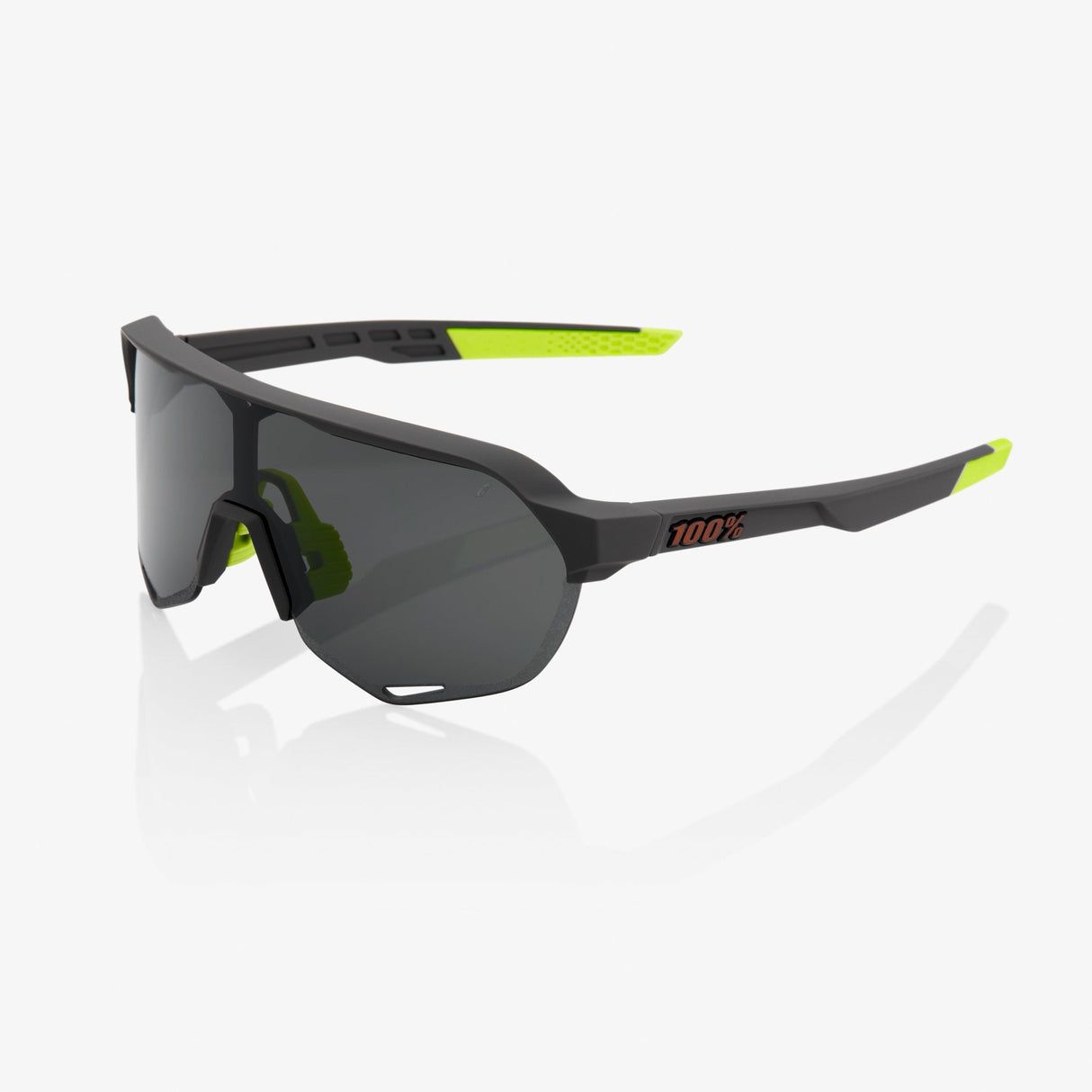 Lentes Ciclismo 100% S2 Soft Tact Cool Grey - Smoke Lens