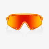 Anteojos 100% Glendale Soft Tact Neon Orange - Hiper Red Mirror Lens