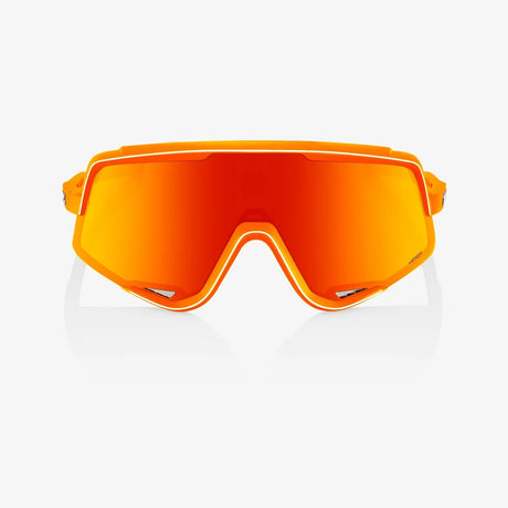 Anteojos 100% Glendale Soft Tact Neon Orange - Hiper Red Mirror Lens
