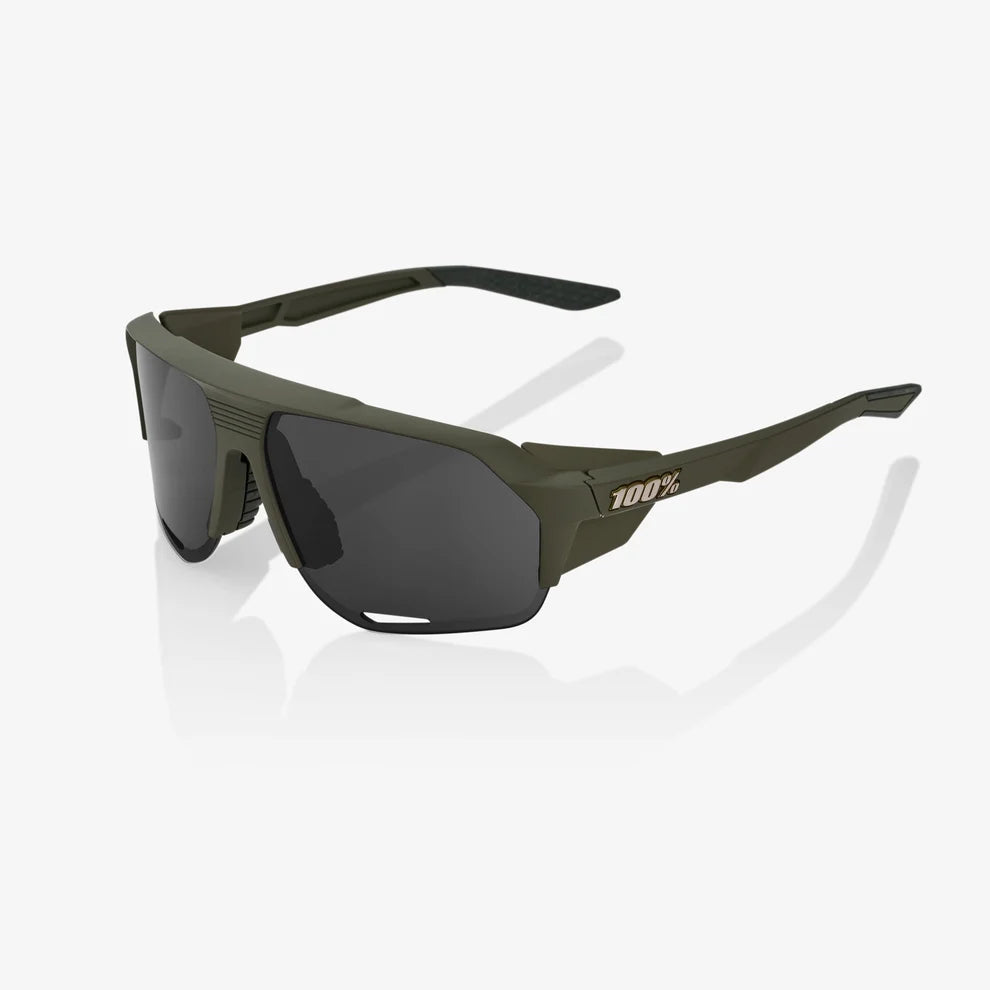 Anteojos 100% Norvik Soft Tact Army Green - Smoke Lens