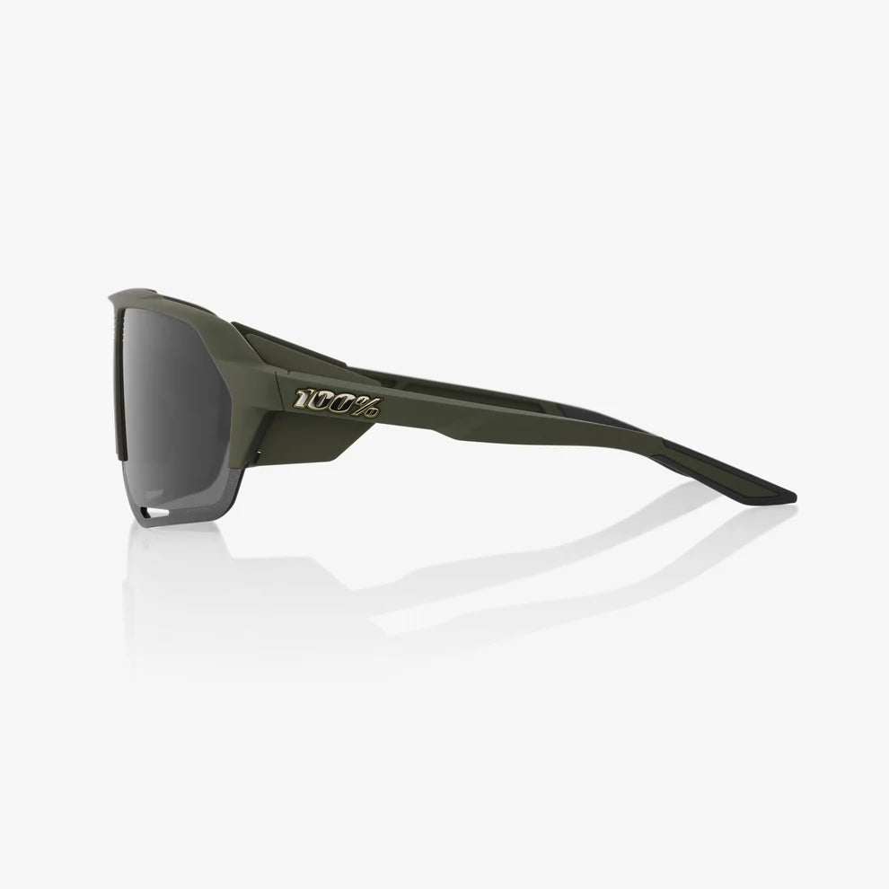 Anteojos 100% Norvik Soft Tact Army Green - Smoke Lens