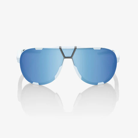 Anteojos 100% Westcraft Soft Tact White - Hiper Blue Mirror Lens