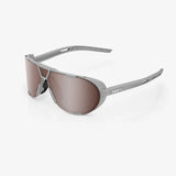 Anteojos 100% Westcraft Soft Tact Stone Grey - Hiper Crimson Silver Mirror Lens
