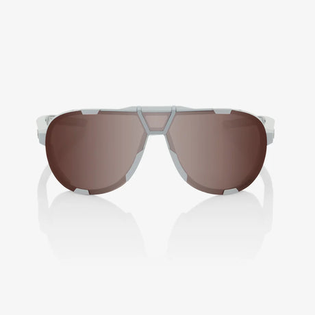 Anteojos 100% Westcraft Soft Tact Stone Grey - Hiper Crimson Silver Mirror Lens