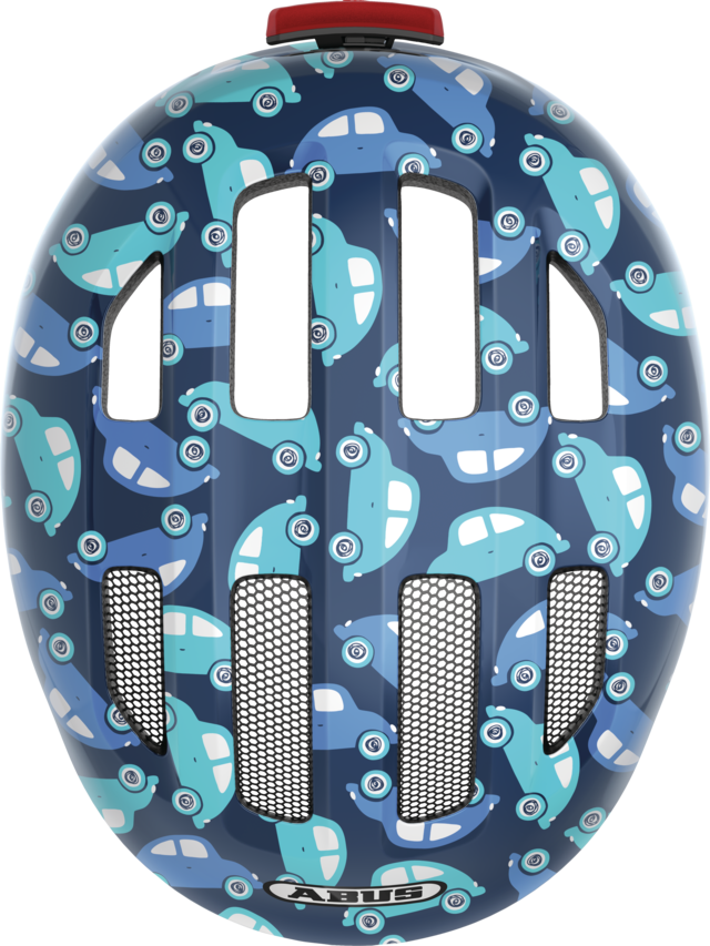 Casco Bicicleta Abus Niño Smiley 3.0 LED Azul Car