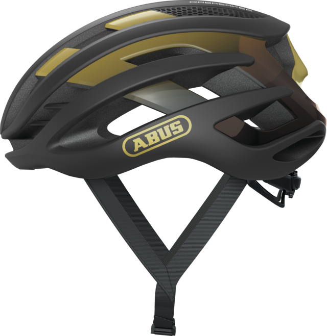 Casco Bicicleta Abus Airbreaker Black Gold