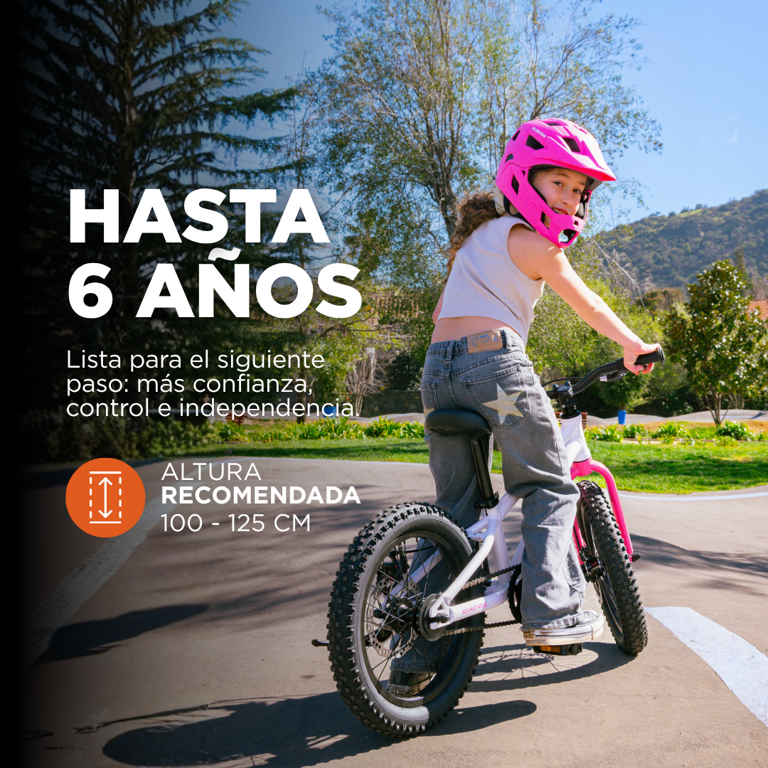 Bicicleta Niño Rocket Ride 16 - Black/Orange