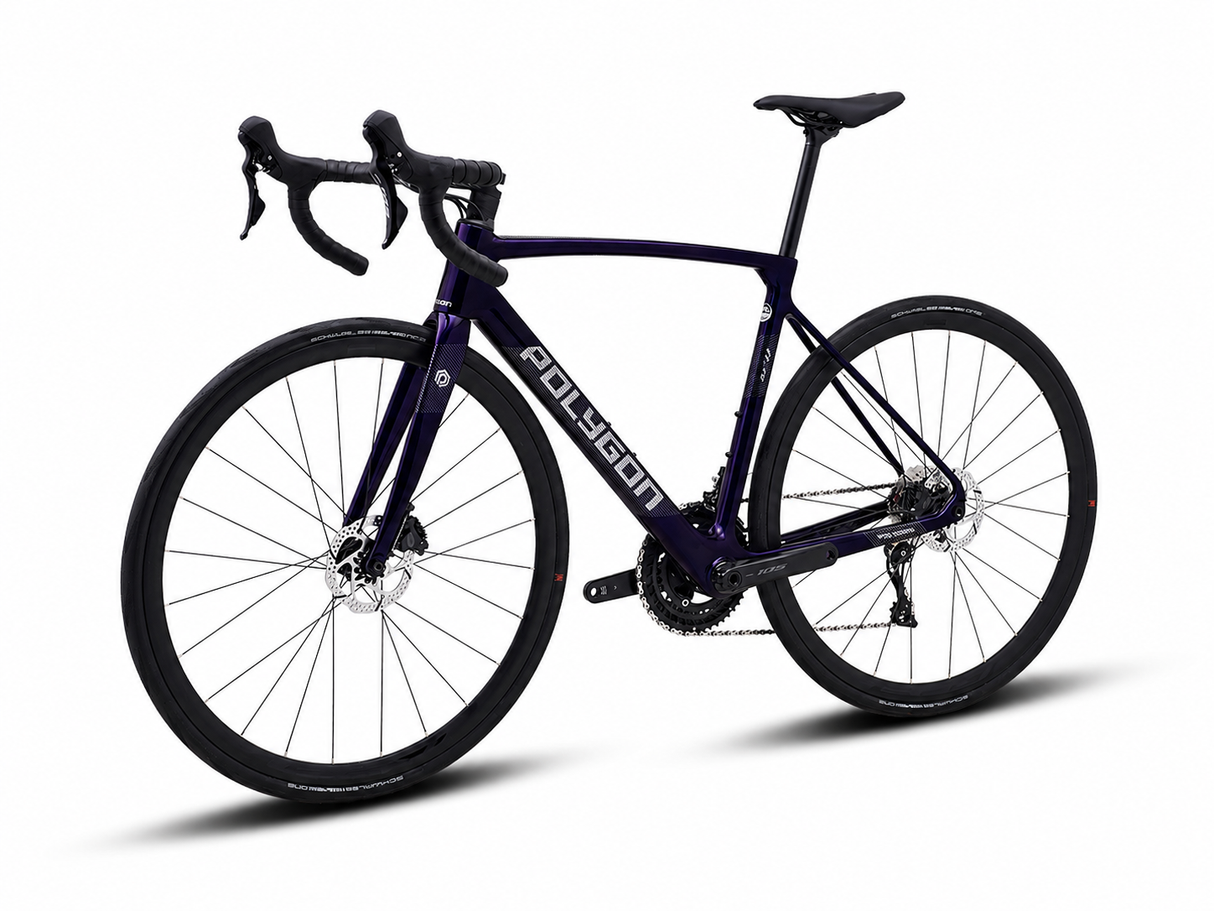 Bicicleta Ruta Polygon Strattos S7D Dark Purple - 105 12V