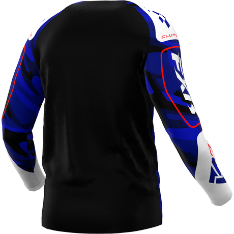 FXR Racing Jersey Fxr Kids Cluth Blue/Camo/Red
