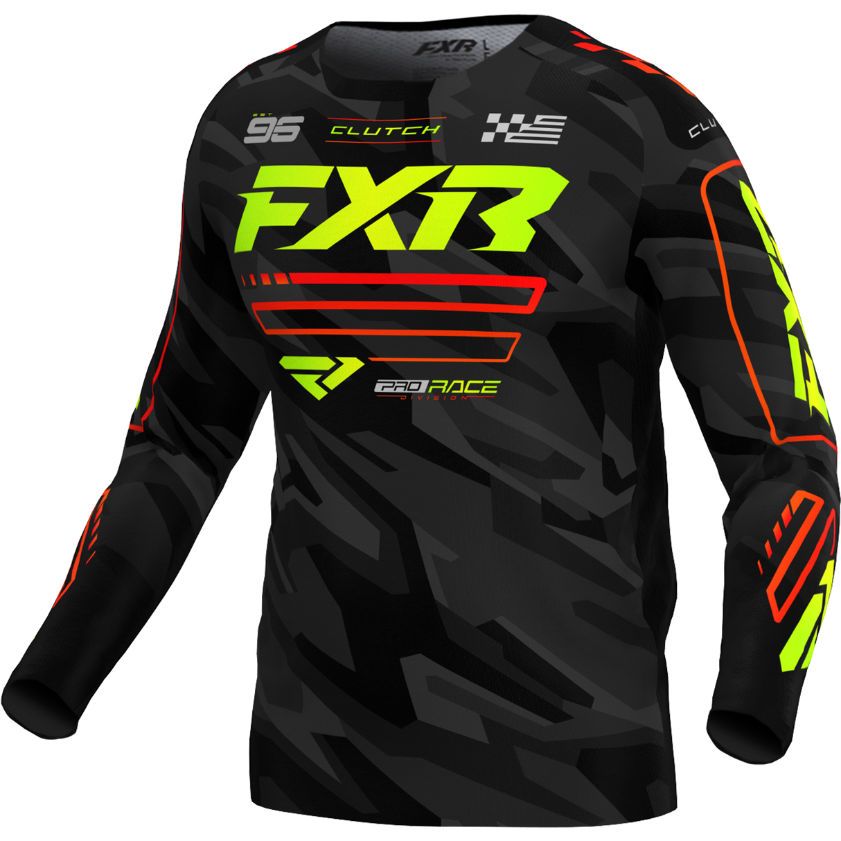 FXR Racing Jersey Fxr Clutch Nuke/Hivis/Camo
