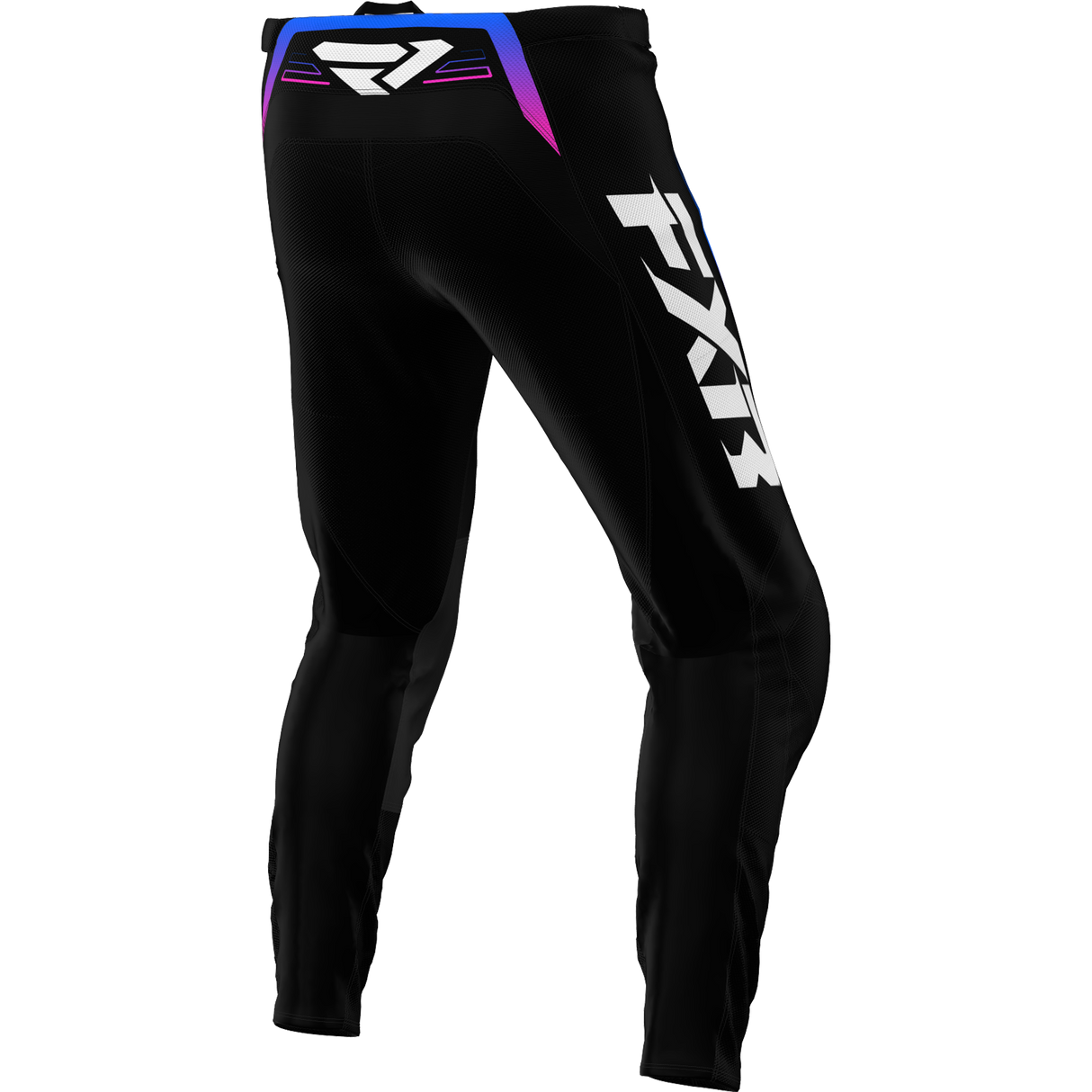 FXR Racing Pantalón Fxr Youth Clutch Black/Blue/Pink