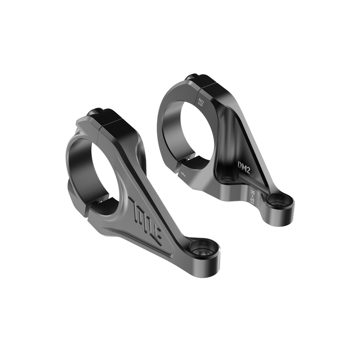black mtb stem