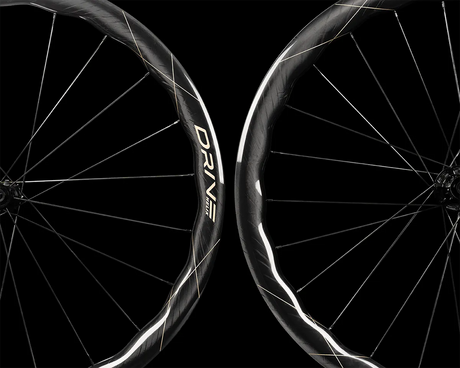 Juego de Ruedas Ruta Elite Wheels Drive Helix 46D SS - Black Decals