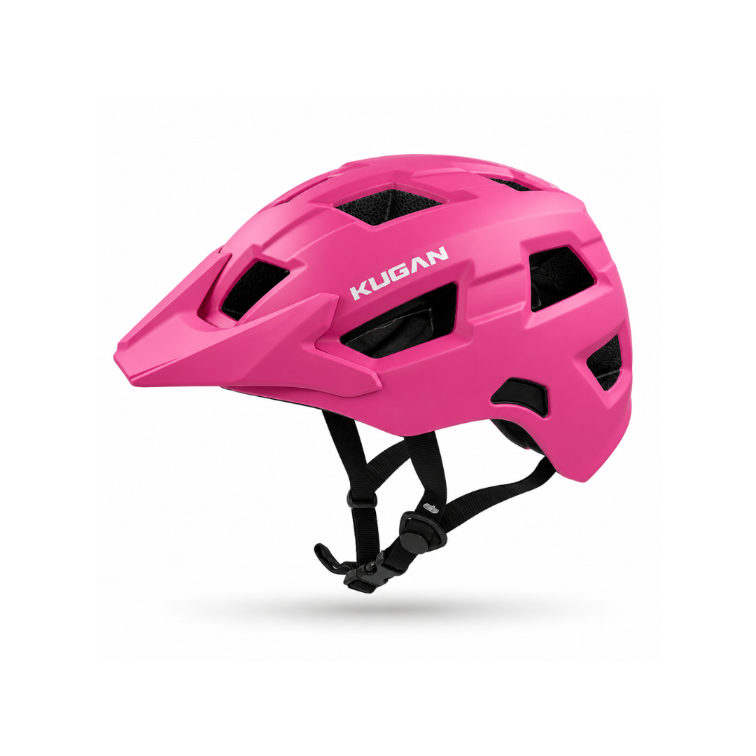 Casco Niño Kugan Junior Trail Full Face Convertible - Pink Matt