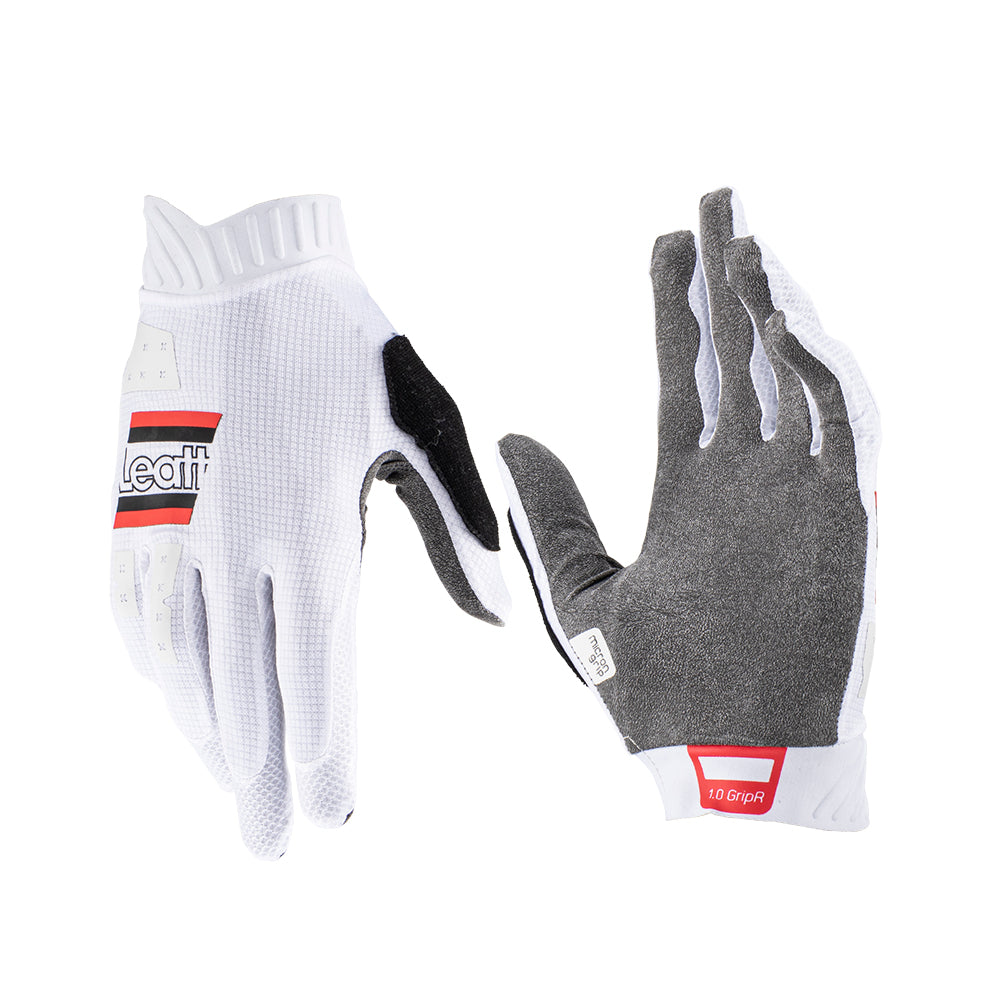 Guantes Leatt MTB 1.0 GripR Blanco/Gris