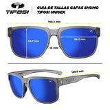 Lente Tifosi Shumo Crystal Denim Gold Mirror