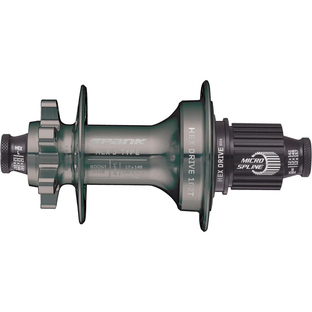 Maza Spank Trasera Hex J-Type Boost R148 Microspline Hub