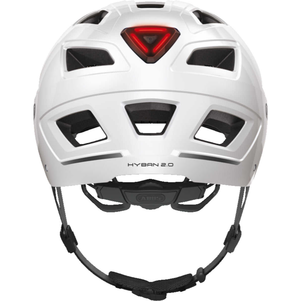 Casco Bicicleta Abus Hyban 2.0 Blan Pola