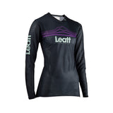 Jersey Leatt Mujer MTB Gravity 4.0 Negro