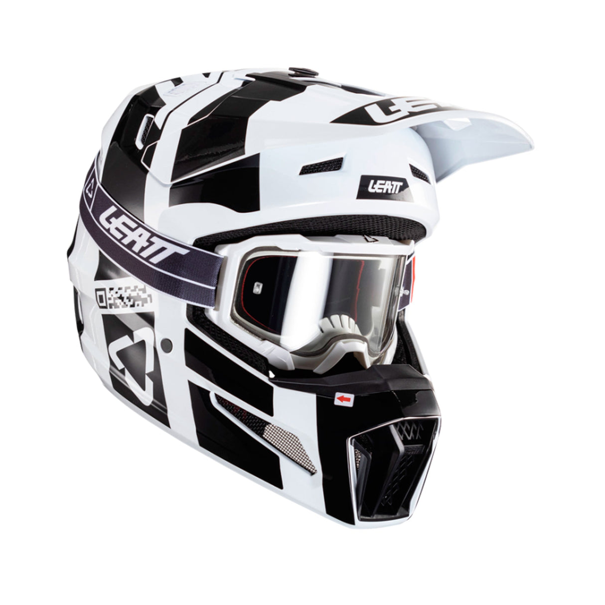 Kit Casco Leatt Moto 3.5 V24 Black/White