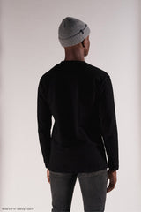 Polera Manga Larga Title - Negra
