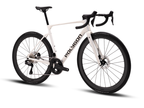 Bicicleta Polygon Strattos C8 Di2 White - Ultegra Di2 12V