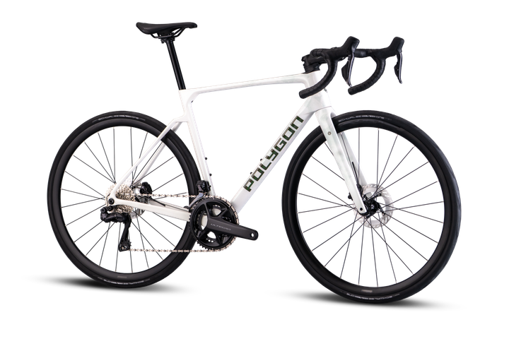 Bicicleta Polygon Strattos 8 Di2 White Gloss - Ultegra Di2 12V