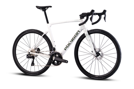 Bicicleta Polygon Strattos 8 Di2 White Gloss - Ultegra Di2 12V