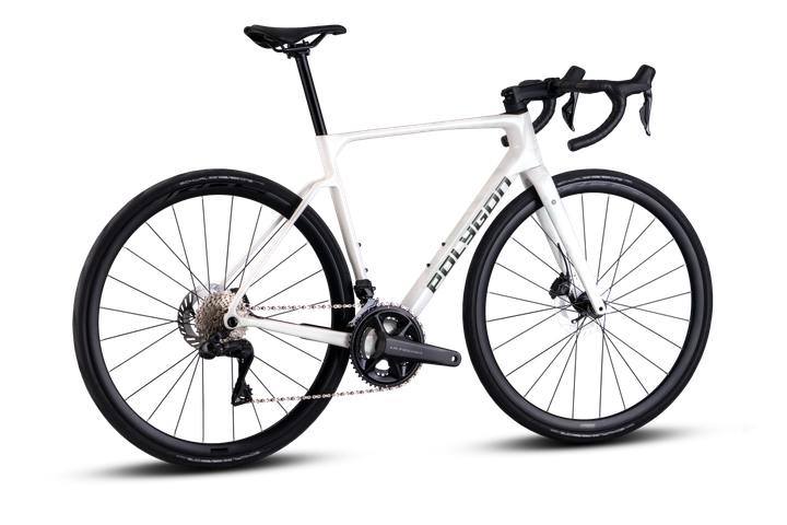 Bicicleta Polygon Strattos 8 Di2 White Gloss - Ultegra Di2 12V