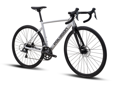 Bicicleta Ruta Polygon Strattos S2D Silver