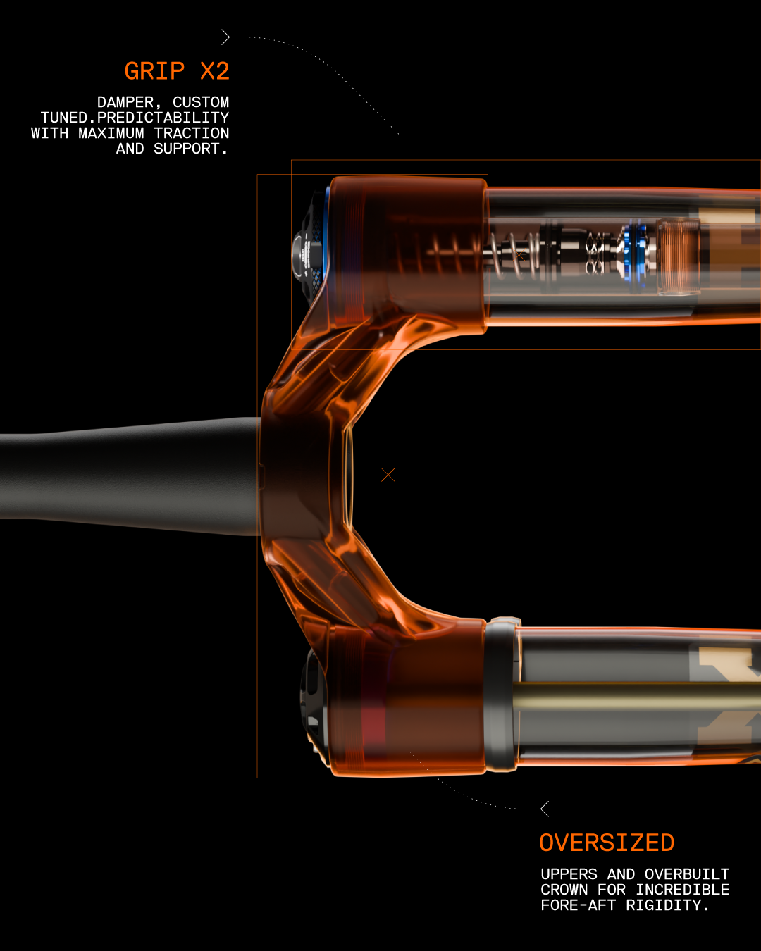 Horquilla Fox Podium 2026 Factory 29 170Mm Grip X2 58Ht 44Mm Rake