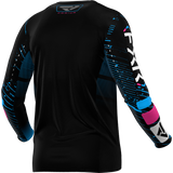 FXR Racing Jersey Fxr Podium Black/Cyan/Pink