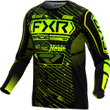 FXR Racing Jersey Fxr Podium Black/Hivis/Lime