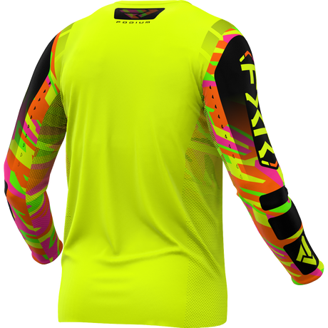 FXR Racing Jersey Fxr Podium Hivis/Sherbet Camo