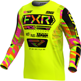 FXR Racing Jersey Fxr Podium Hivis/Sherbet Camo