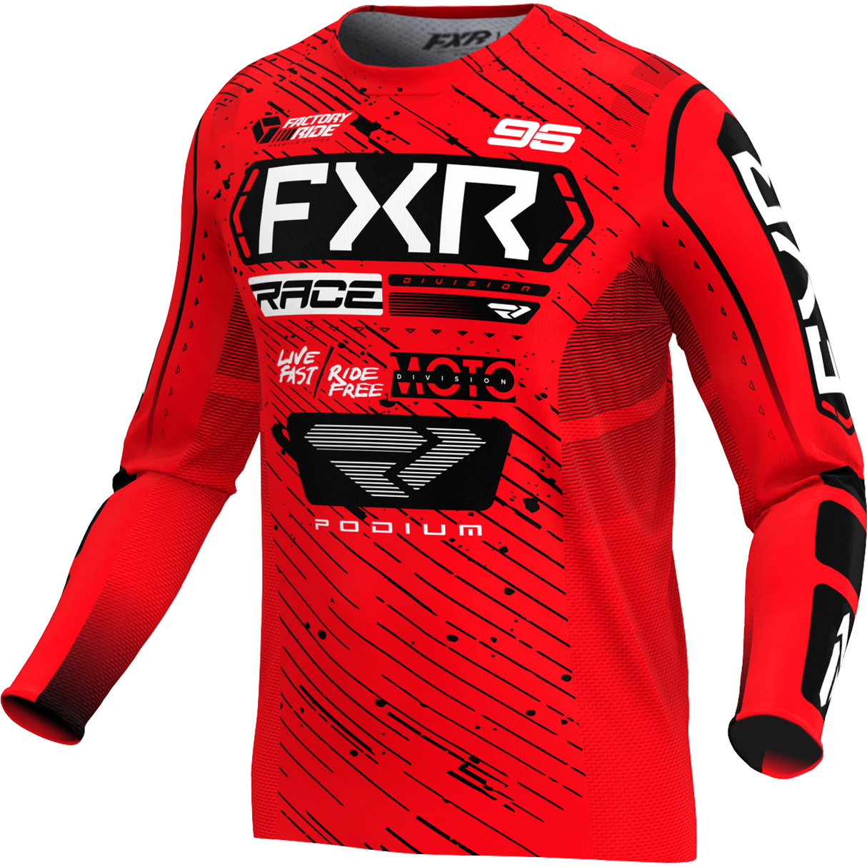 FXR Racing Jersey Fxr Podium Red/Black