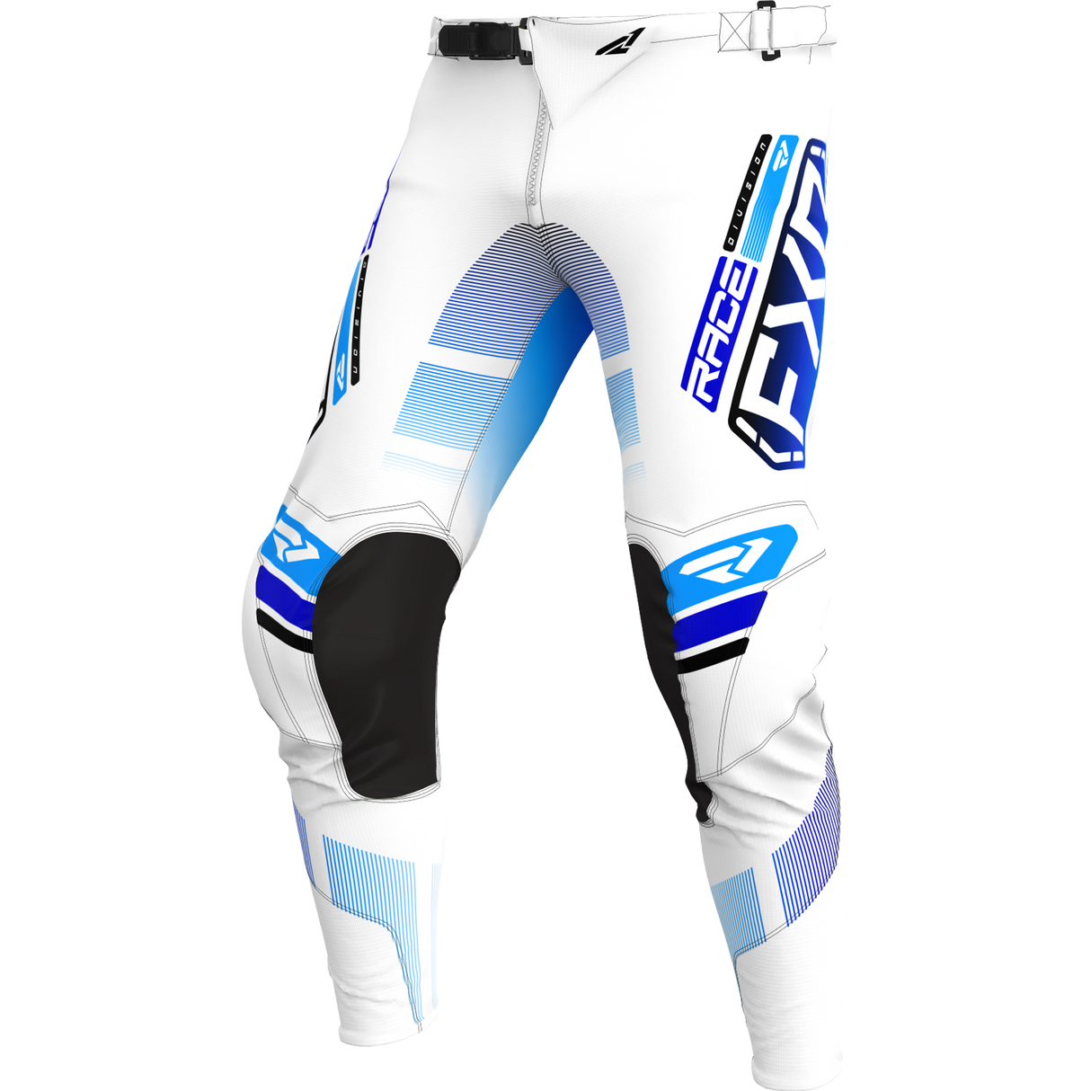 FXR Racing Pantalón Fxr Podium White/Blue