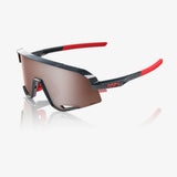 Anteojos 100% Slendale Gloss Carbon Fiber - Hiper Crimson Silver Mirror Lens