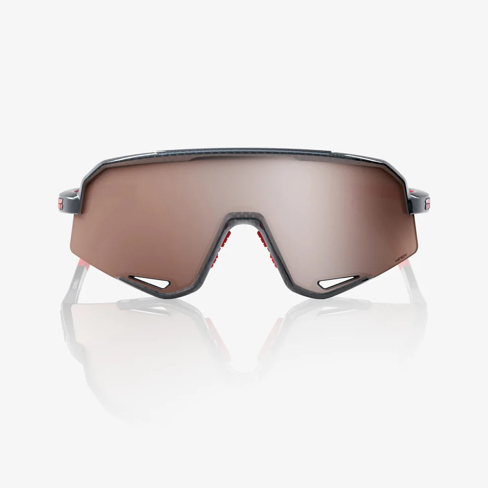Anteojos 100% Slendale Gloss Carbon Fiber - Hiper Crimson Silver Mirror Lens