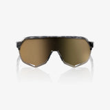 Anteojos 100% S2 Gloss Black Havana - Soft Gold Mirror Lens