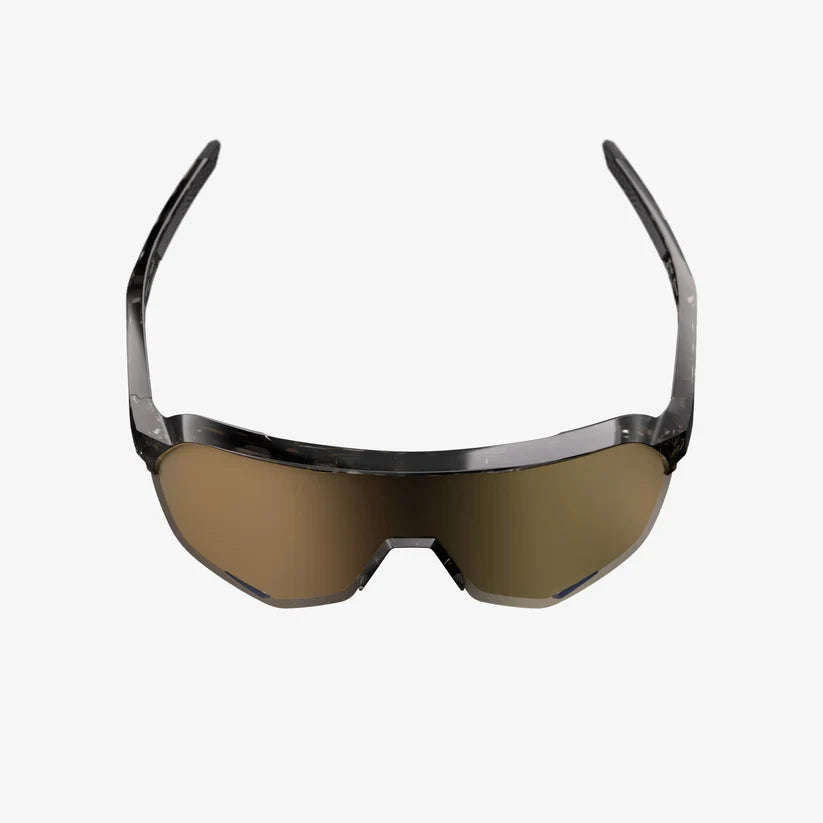 Anteojos 100% S2 Gloss Black Havana - Soft Gold Mirror Lens