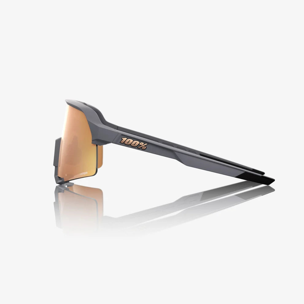 Anteojos 100% S3 Soft Tact Grey - Hiper Copper Mirror Lens
